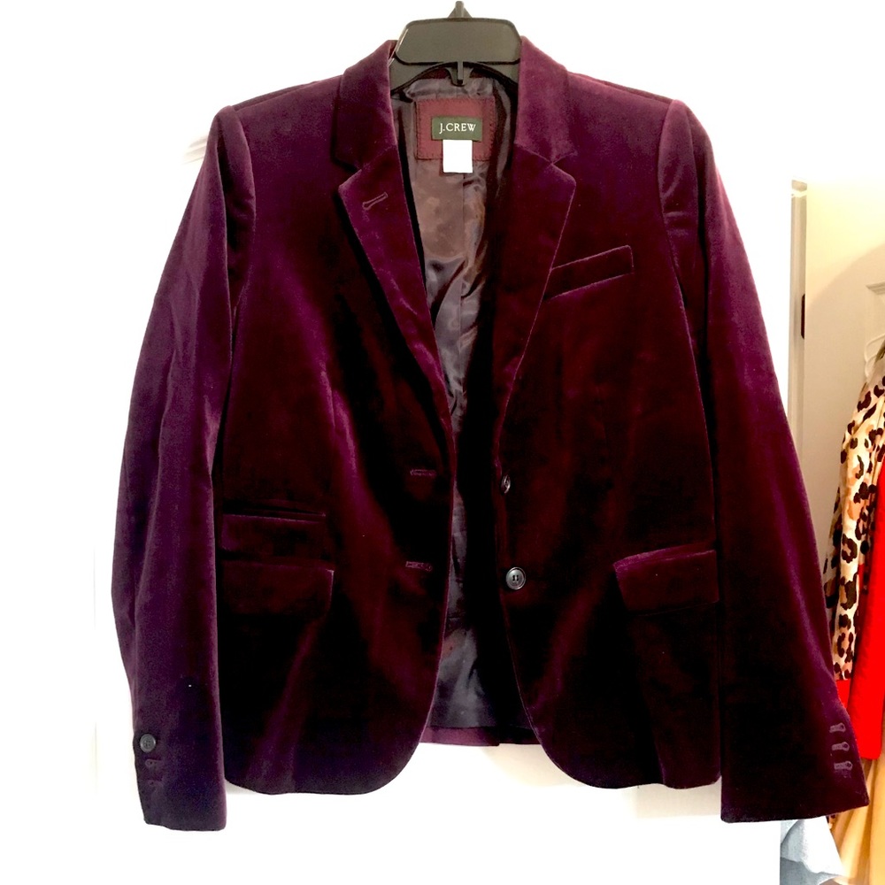 J. Crew Velvet Blazer
